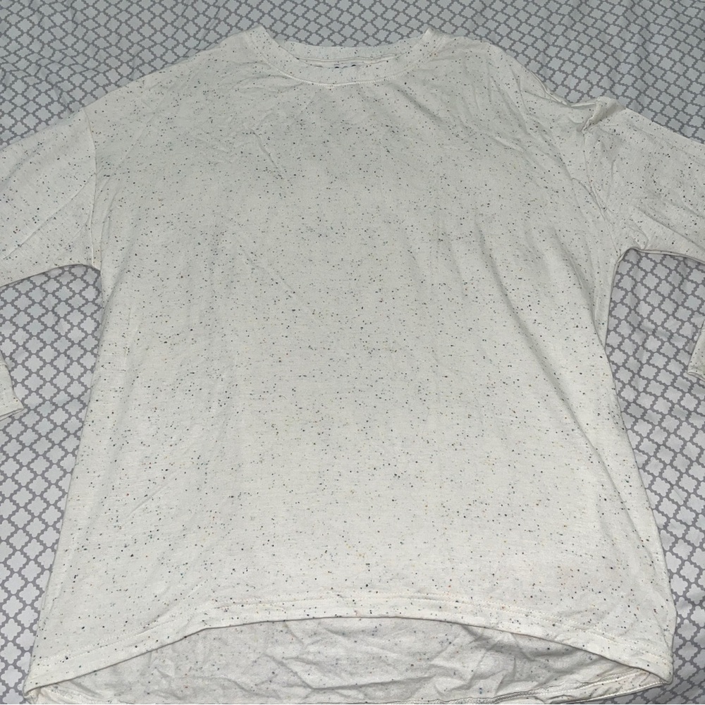 Three Dots Speckled Long Sleeve